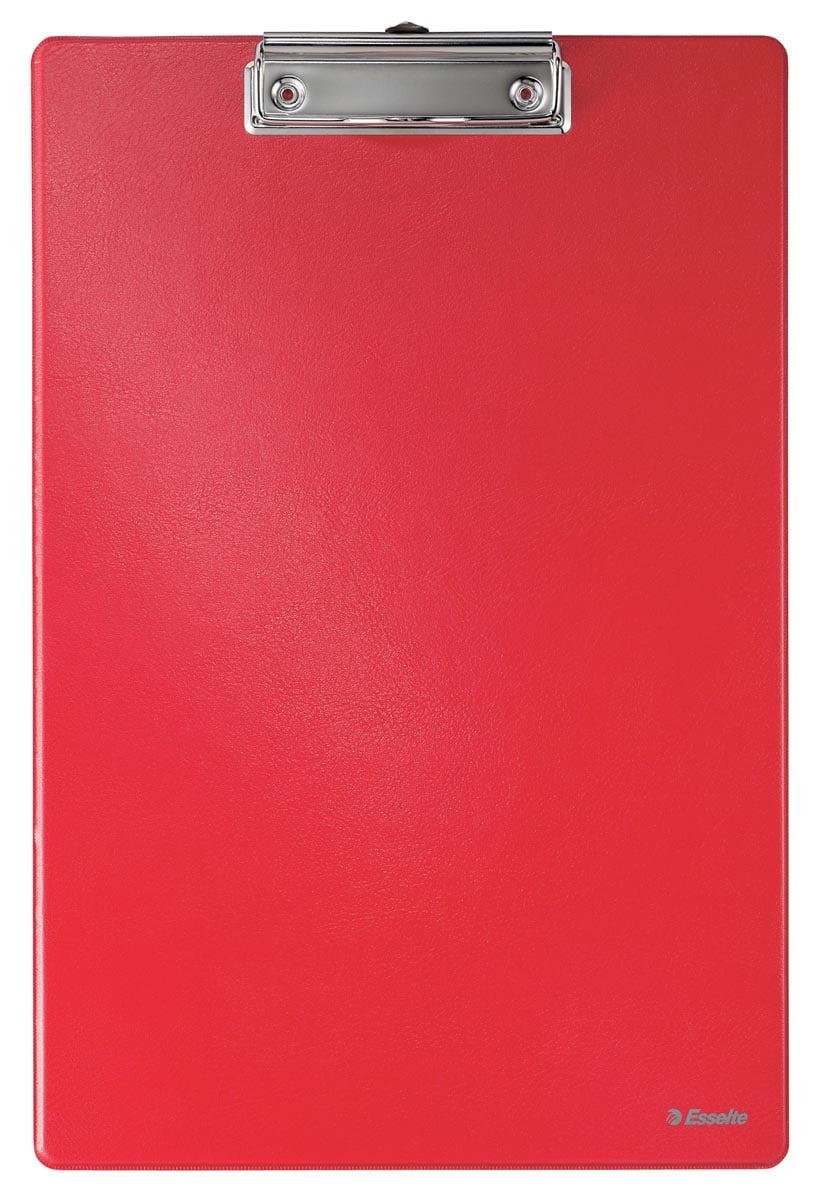Esselte klemplaat voor ft A4 PP, rood