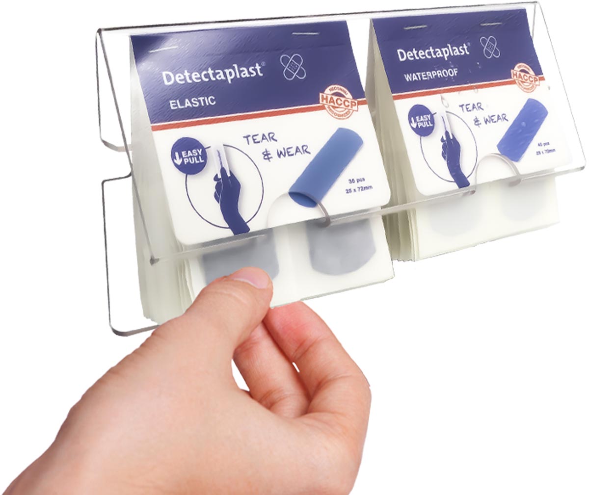 Detectaplast Tear & Wear pleisterdispenser Easy-Pull Detectaplast Tear & Wear pleisterdispenser Easy-Pull