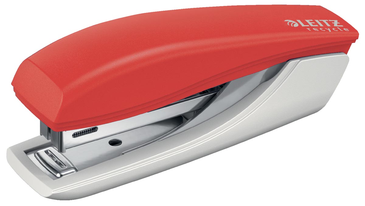 Leitz NeXXt Recycle mini nietmachine, rood afbeelding