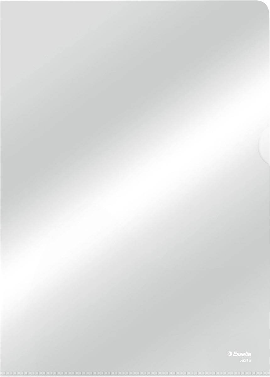 Esselte L-map, copy safe, glashelder, A4, 105 micron, pak van 10 stuks, transparant afbeelding