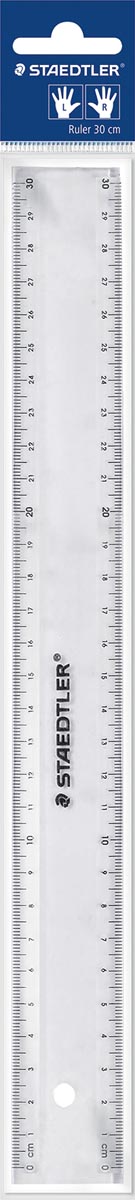 Staedtler meetlat transparant 30 cm afbeelding