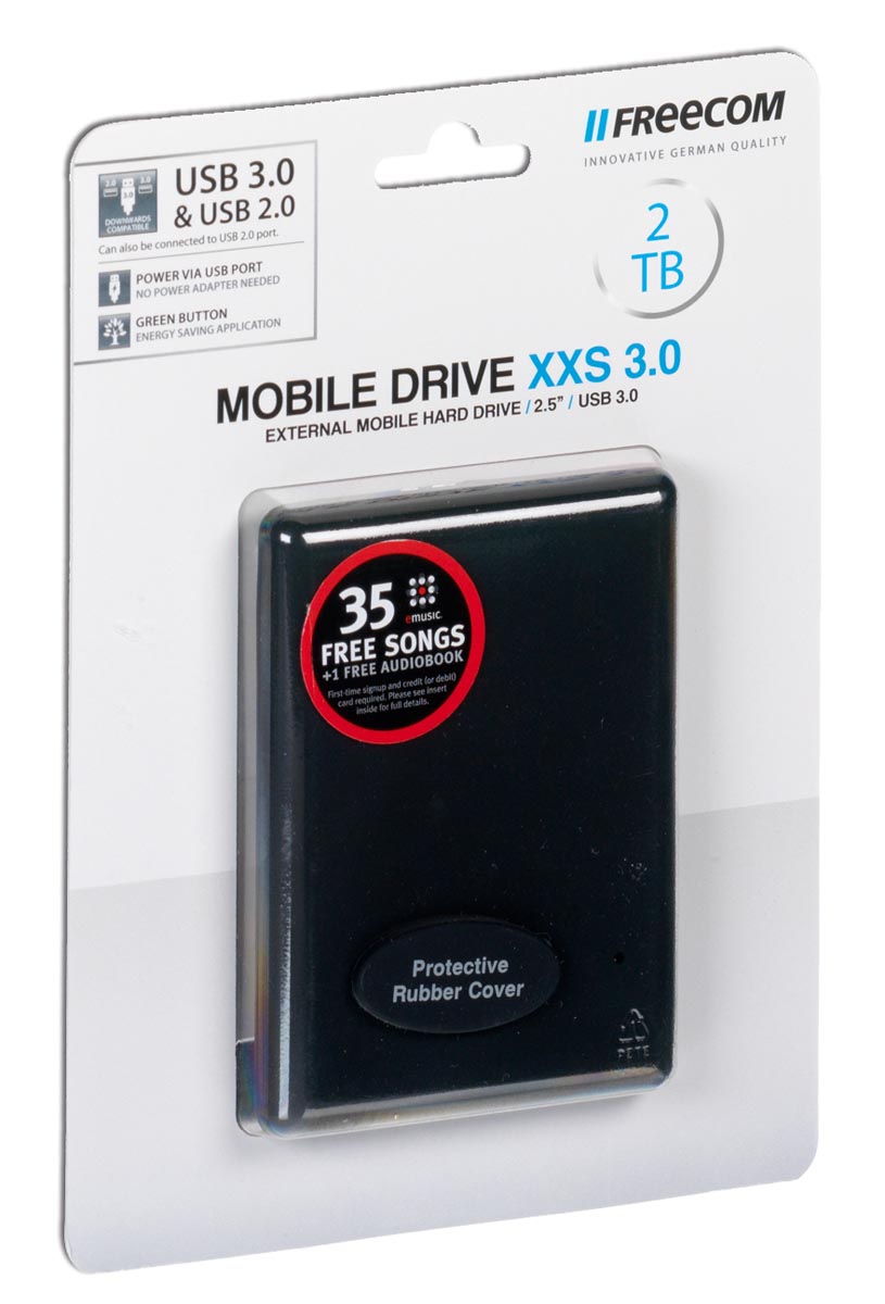 Freecom Mobile Drive XXS 3.0 harde schijf, 2 TB Freecom Mobile Drive XXS 3.0 harde schijf, 2 TB