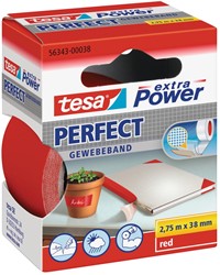 Tesa extra Power Perfect, ft 38 mm x 2,75 m, rood