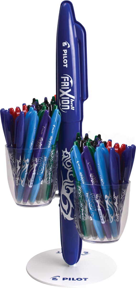 Pilot gelroller Frixion Ball display met 96 stuks in geassorteerde kleuren