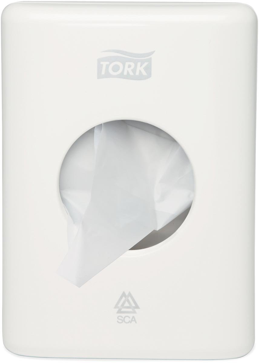 Tork dispenser voor hygiënezakjes, wit, systeem B5