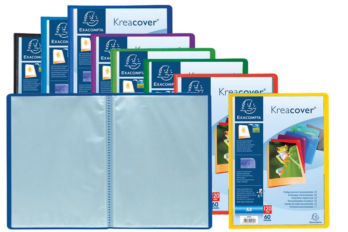 Kreacover Exacompta showalbum A4 60 tassen afbeelding