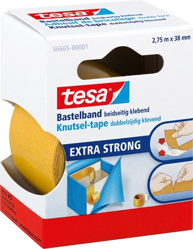 TESA knutseltape, dubbelzijdig, ft 38 mm x 2,75 m