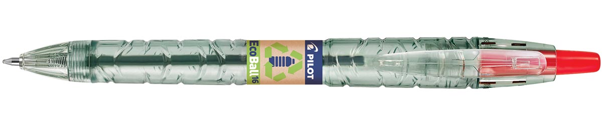 Pilot Ecoball B2P BeGreen balpen, large, rood afbeelding