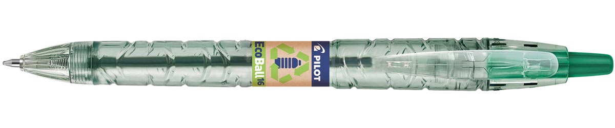 Pilot Ecoball B2P BeGreen balpen, large, groen afbeelding