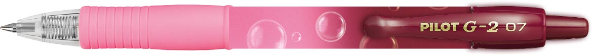 Pilot roller G-2 Bubble, medium, roze afbeelding