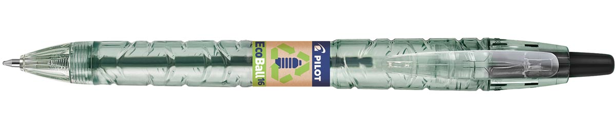 Pilot Ecoball B2P BeGreen balpen, large, zwart afbeelding