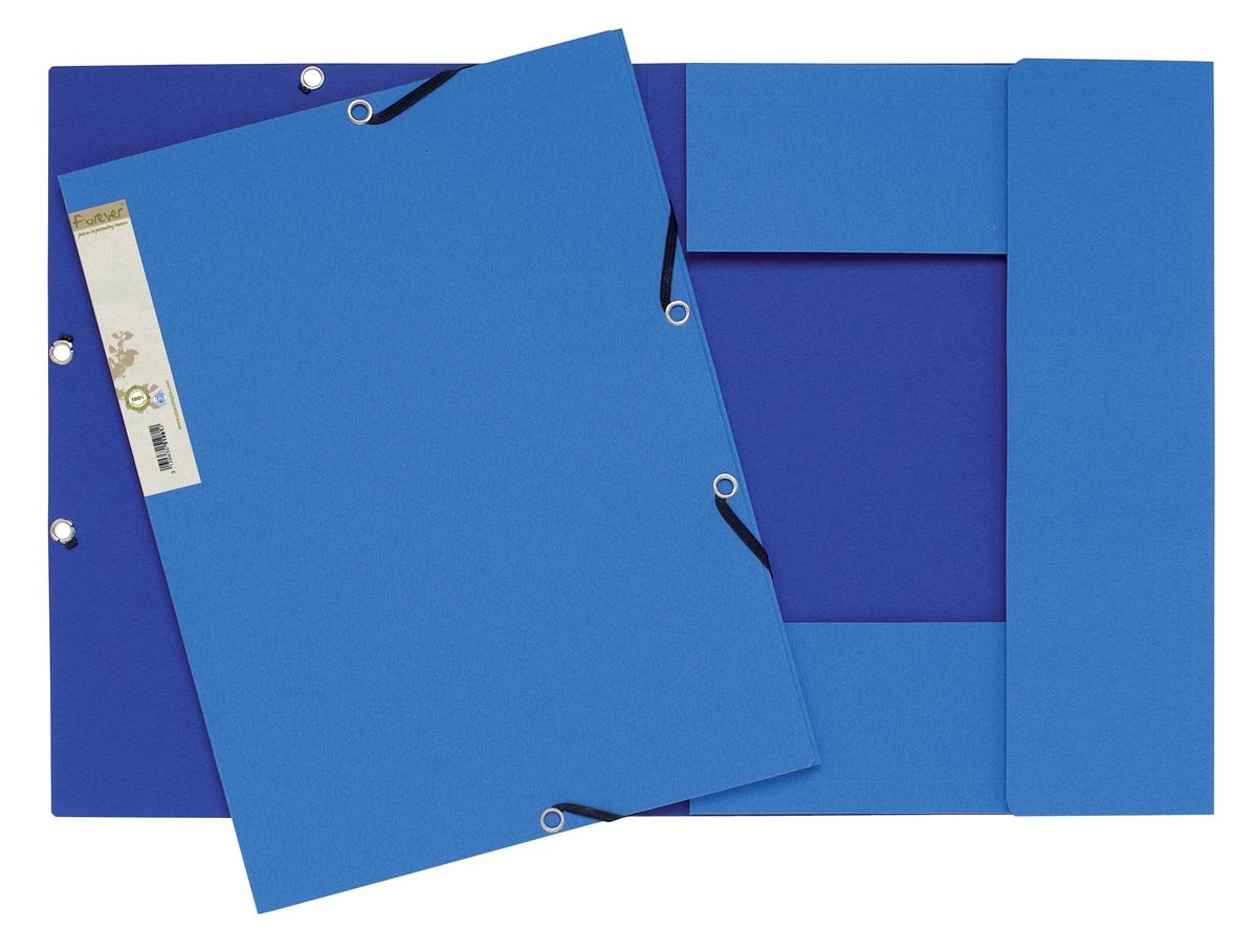 Exacompta elastomap Forever koningsblauw/donkerblauw afbeelding