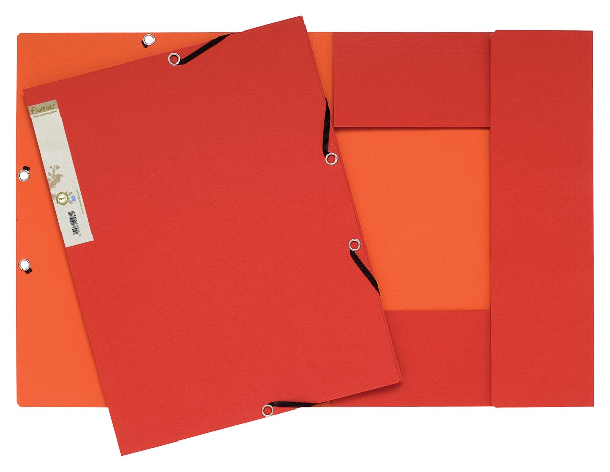 Exacompta elastomap Forever rood/oranje afbeelding