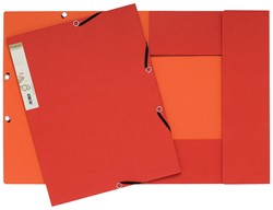 Exacompta elastomap Forever rood/oranje