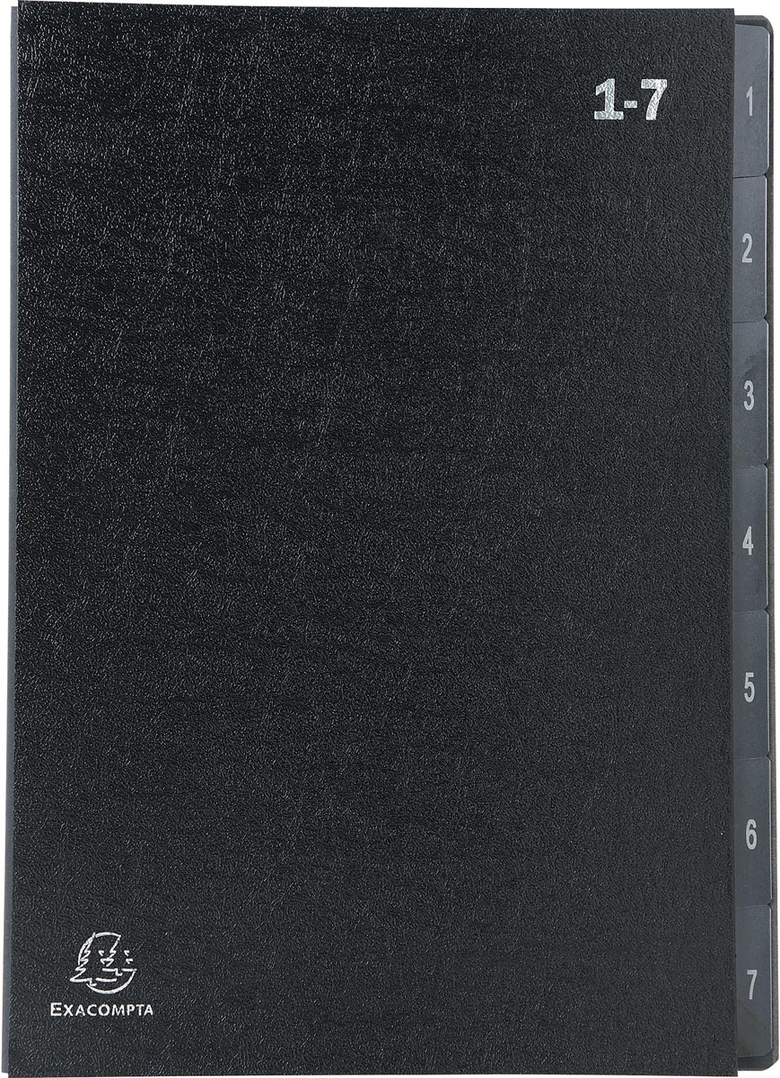 Exacompta Sorteermap Ordonator 8 Vakken Met Tabs 1 7 Zwart huismerk kopen in de aanbieding Exacompta Sorteermap Ordonator 8 Vakken Met Tabs 1 7 Zwart huismerk kopen in de aanbieding