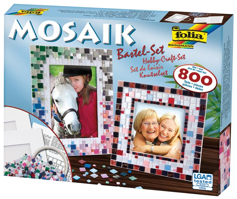 Folia knutselset mozaïek Fotokader afbeelding