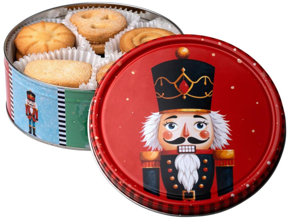 Hamlet koeken Nutcracker, metalen doos van 150 gram