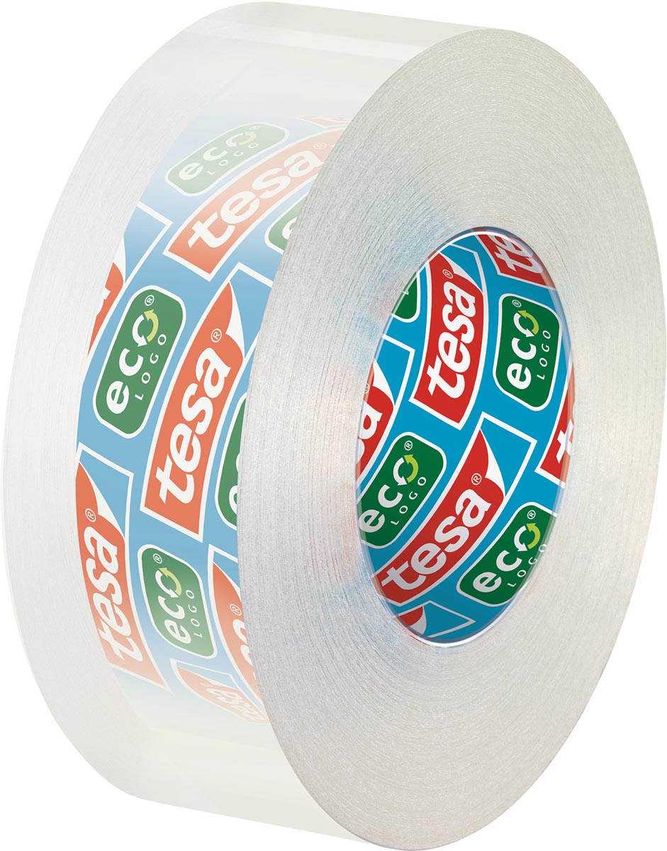 Tesafilm eco & clear ecoLogo, ft 19 mm x 33 m, toren van 8 rolletjes afbeelding