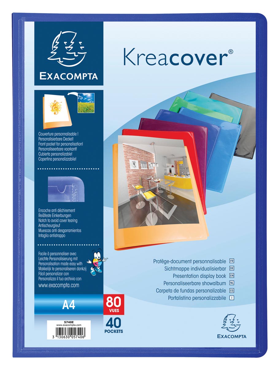 Exacompta showalbum Kreacover 40 tassen afbeelding
