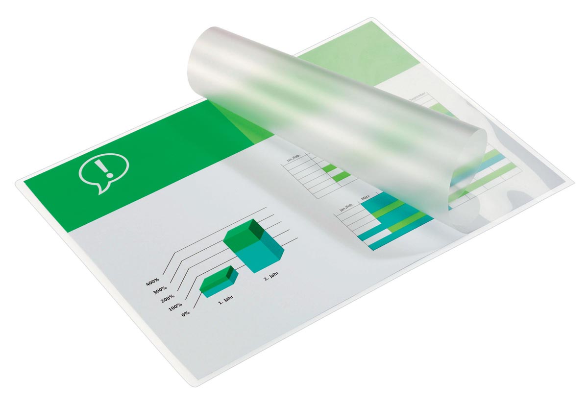 GBC Document lamineerhoes ft A5, 160 micron (2 x 80 micron), pak van 100 stuks afbeelding