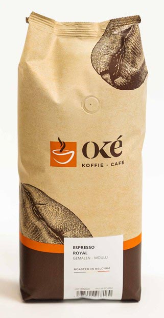 Oké koffie, gemalen, zak van 1 kg, Espresso Royal afbeelding