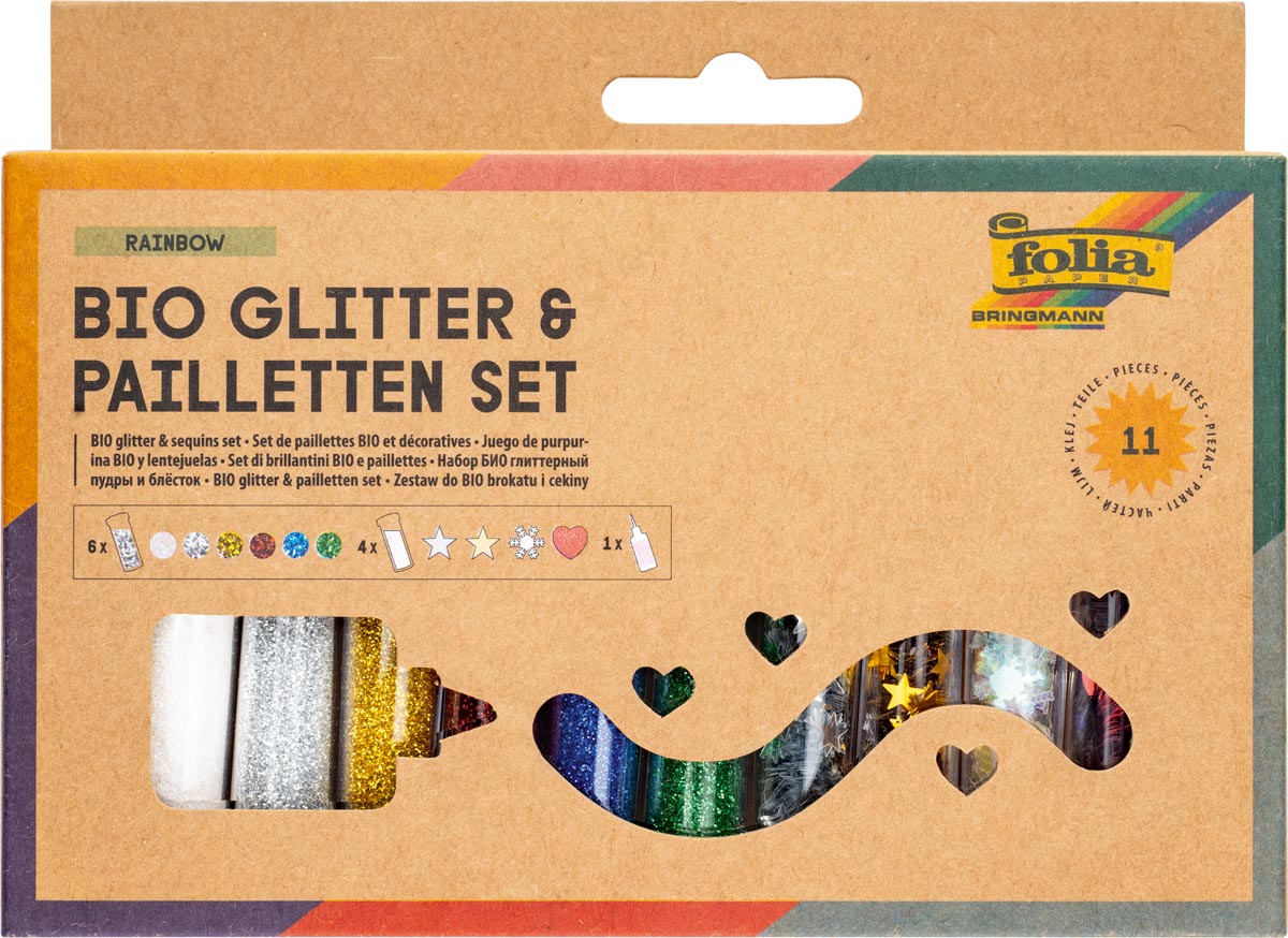Folia Bio glitterset & Pailletten set afbeelding