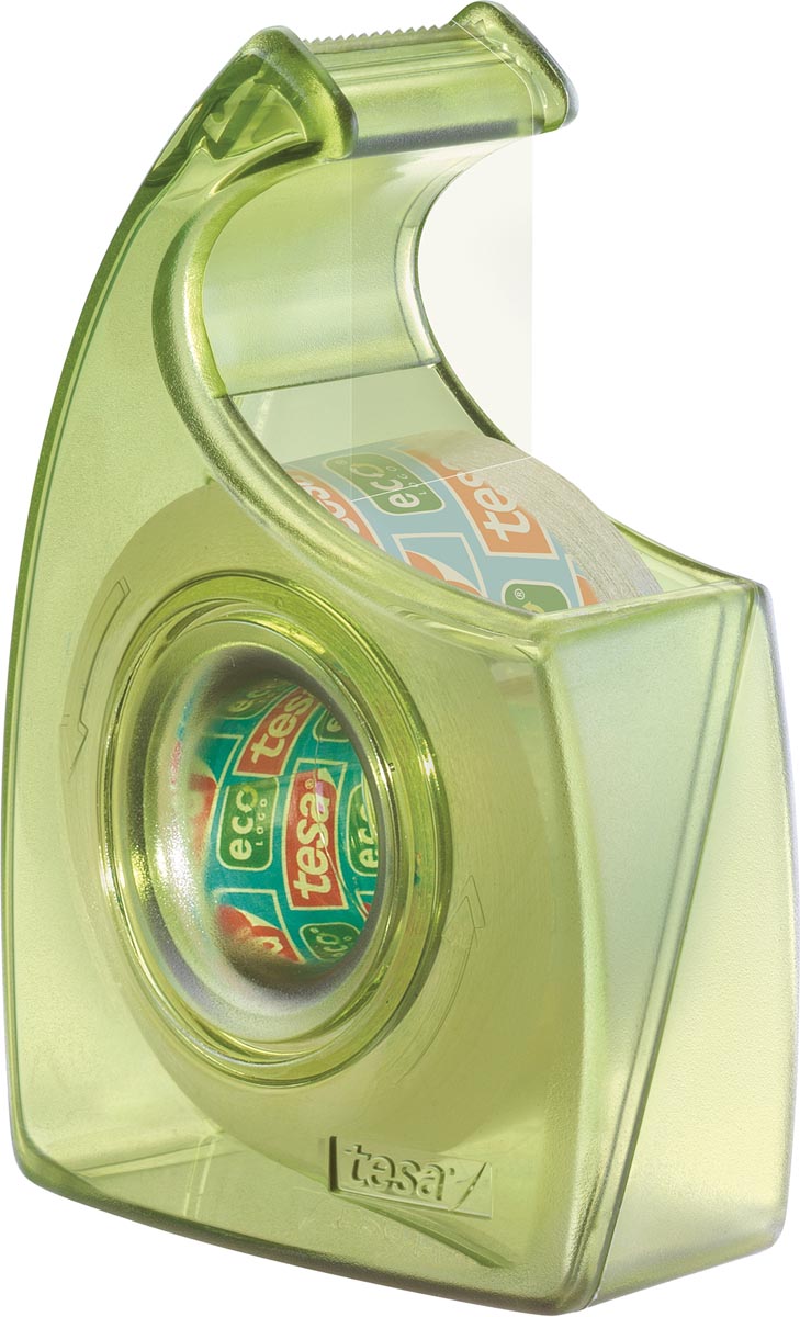Tesafilm eco & clear ecoLogo, ft 19 mm x 33 m, blister met 1 dispenser met 1 rolletje