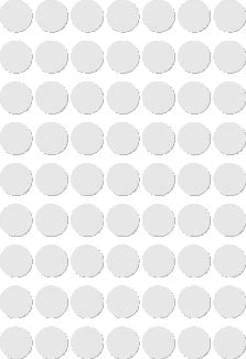 Apli ronde etiketten in etui diameter 10 mm, wit, 378 stuks, 63 per blad (2660)
