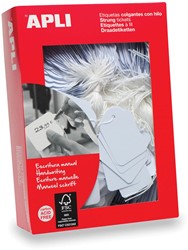 Apli draadetiketten ft 7 x 19 mm (b x h) (383), doos van 1.000 stuks