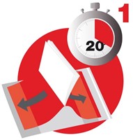 Apli Verstelbare boekomslag, voor ft A4, blister van 3 stuks-2