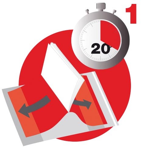 Apli Verstelbare boekomslag, voor ft A4, blister van 3 stuks-2