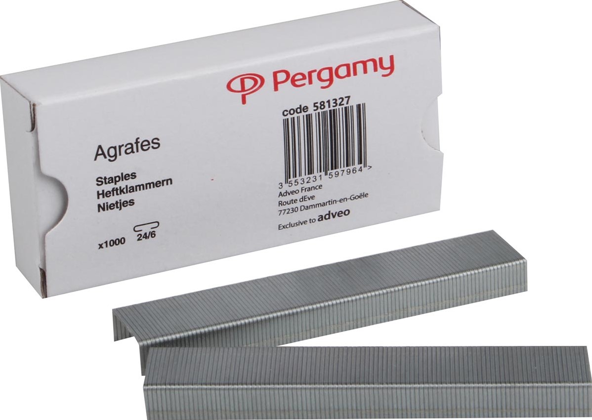 Agrafes Acier Zenith 6/4 - Lot De 10 Boîtes De 1000 - Pour Agrafeuses Modèles 548 Et 590