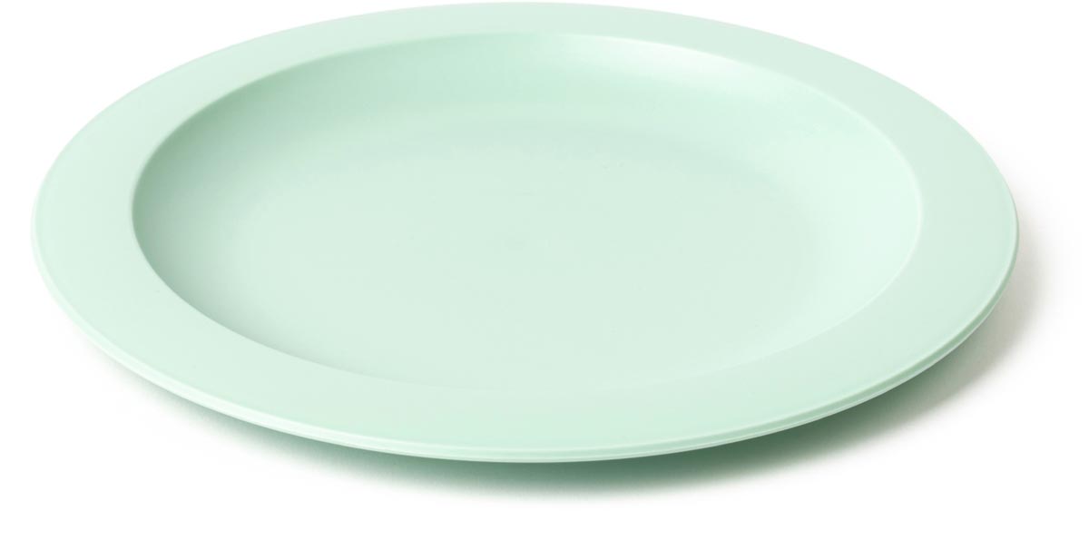 DBP bord, kunststof, rond, pastelgroen afbeelding