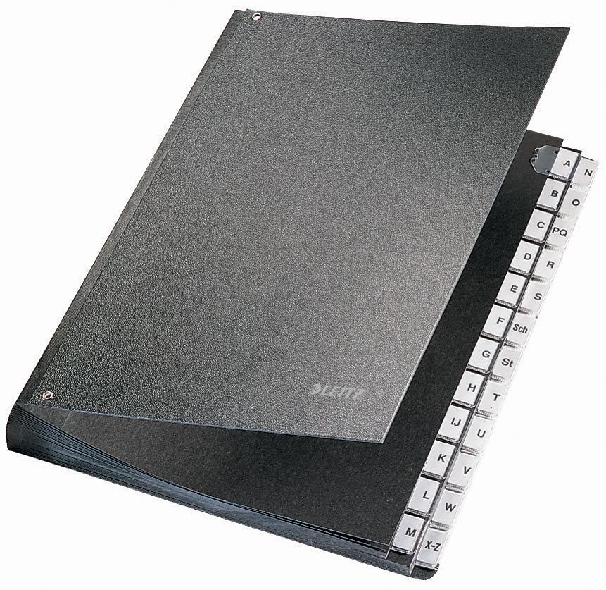 Leitz Sorteermap A Z Zwart huismerk kopen in de aanbieding