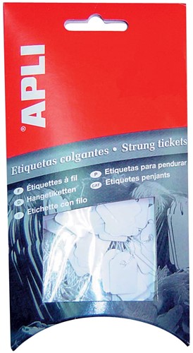 Apli draadetiketten ft 13 x 34 mm (b x h) (7007), etui van 200 stuks