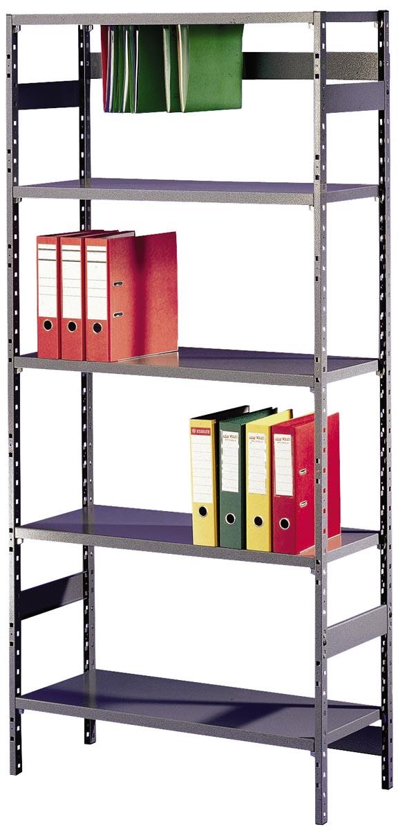 Avasco Rek Clicker Office 39 Basiselement Ft 200 X 90 X 39 Cm 5 Legborden Gegalvaniseerd huismerk kopen in de aanbieding Avasco Rek Clicker Office 39 Basiselement Ft 200 X 90 X 39 Cm 5 Legborden Gegalvaniseerd huismerk kopen in de aanbieding