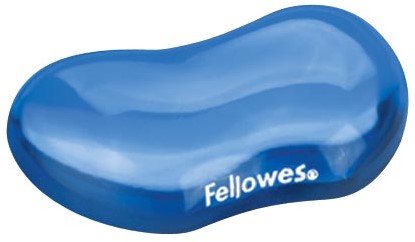 Fellowes Crystals Gel polssteun, blauw
