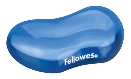 Fellowes Crystals Gel polssteun, blauw afbeelding