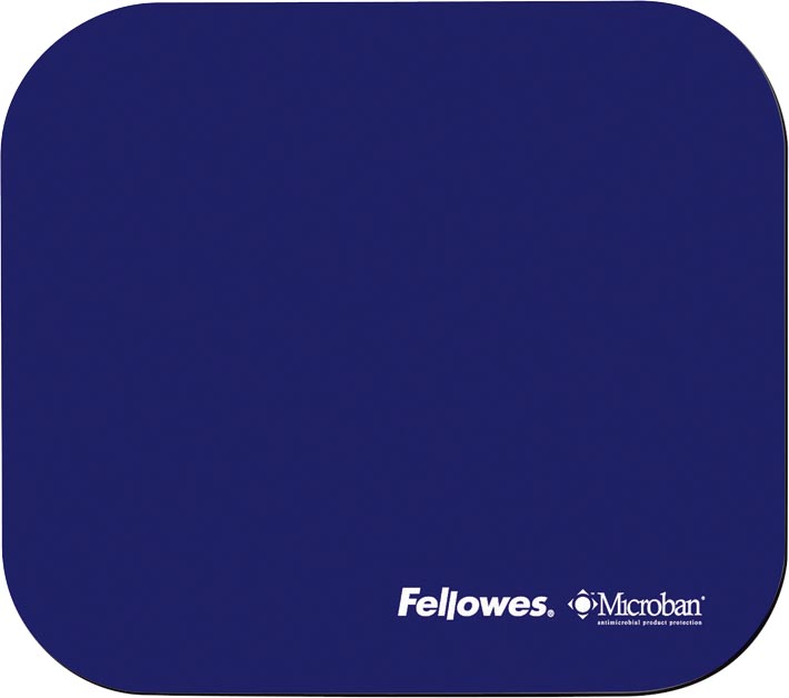 Fellowes muismat Microban, blauw