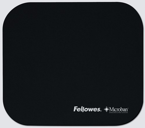 Fellowes Muismat Microban zwart