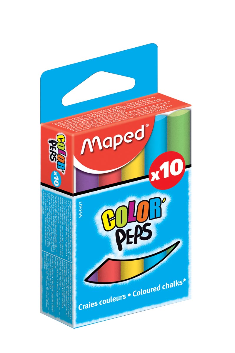 Maped krijt geassorteerde kleuren afbeelding