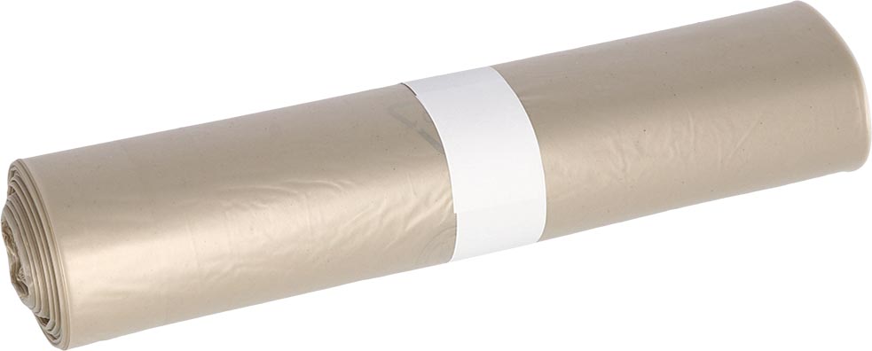 Deiss vuilniszak, ft 63 x 70 x 0,11 cm, transparant, HDPE, rol van 50 stuks afbeelding