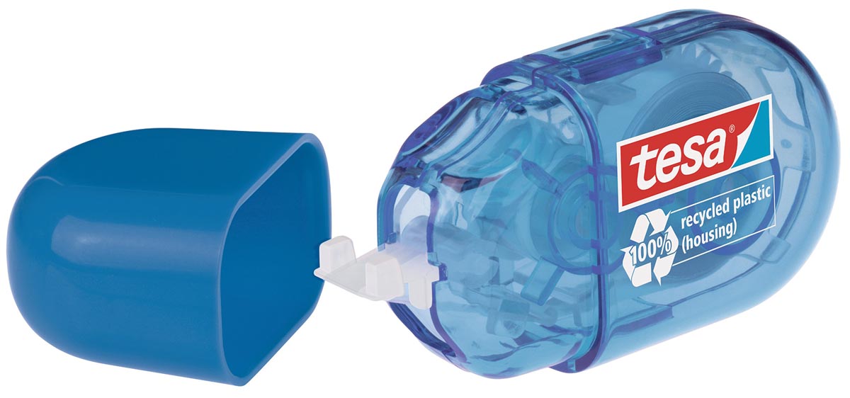 Tesa mini correctieroller blauw afbeelding