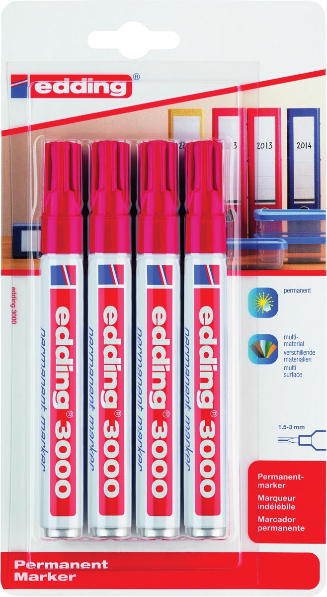 Edding permanent marker 3000 afbeelding