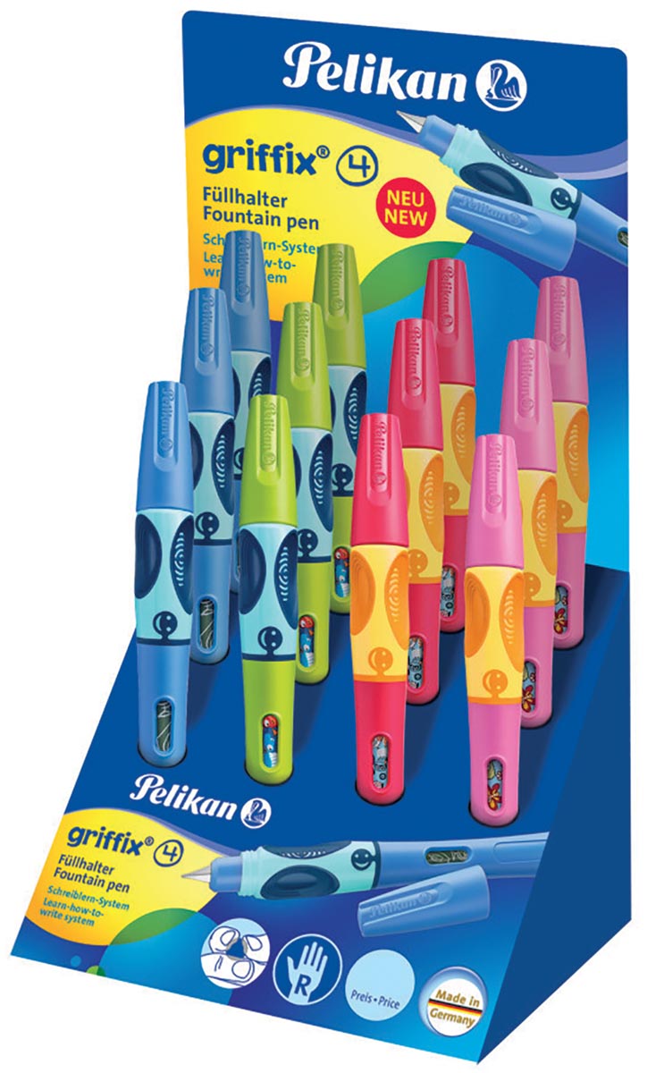 Pelikan Vulpen Griffix Voor Rechtshandigen Display Met 12 Stuks huismerk kopen in de aanbieding Pelikan Vulpen Griffix Voor Rechtshandigen Display Met 12 Stuks huismerk kopen in de aanbieding