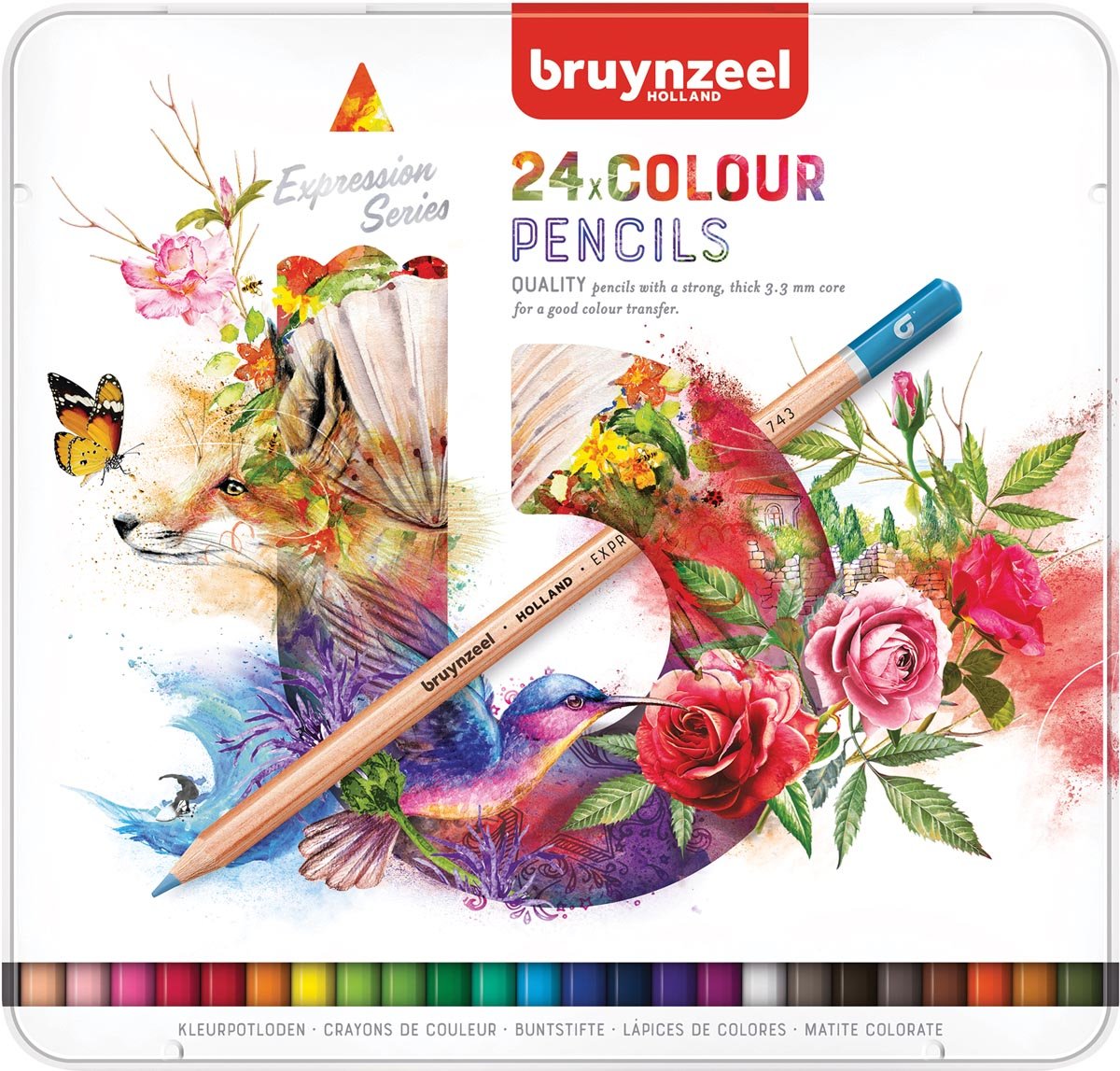Bruynzeel kleurpotloden Expression, doos van 24 stuks afbeelding