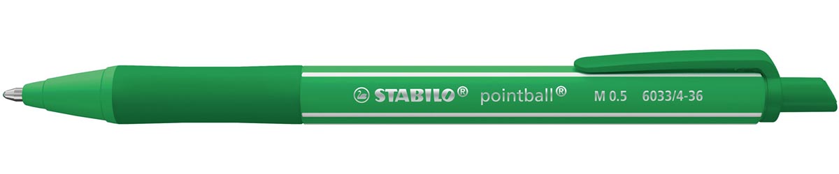 Stabilo Pointball colorful balpen, medium punt, groen