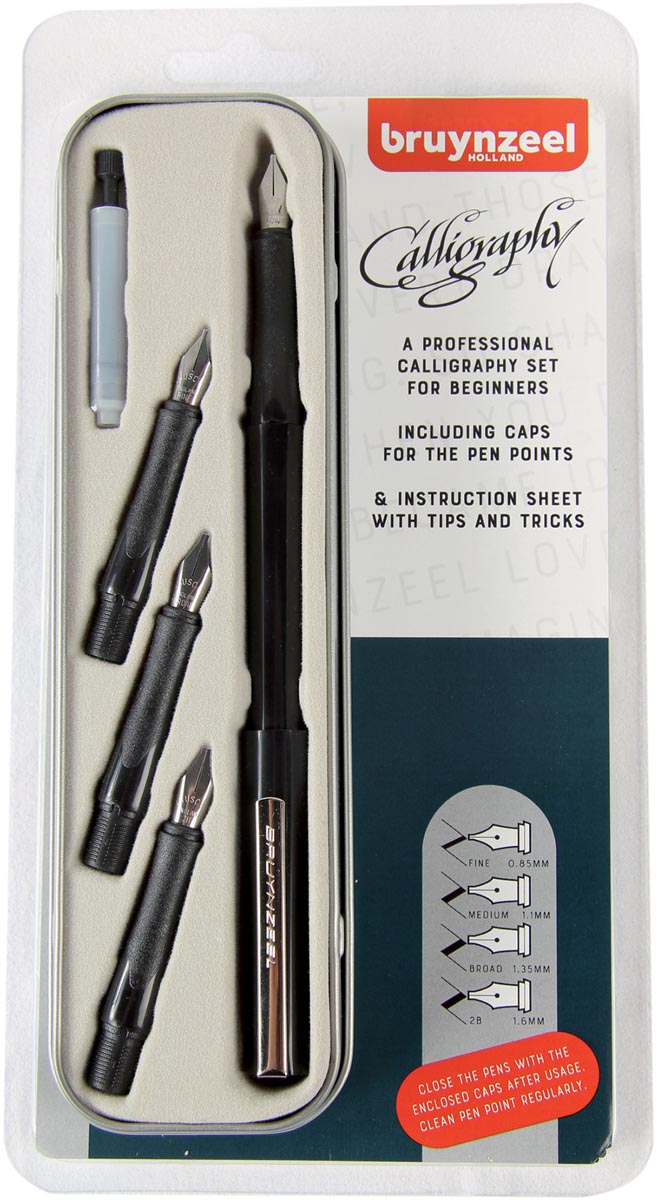 Bruynzeel Kalligrafieset 8 Delig huismerk kopen in de aanbieding