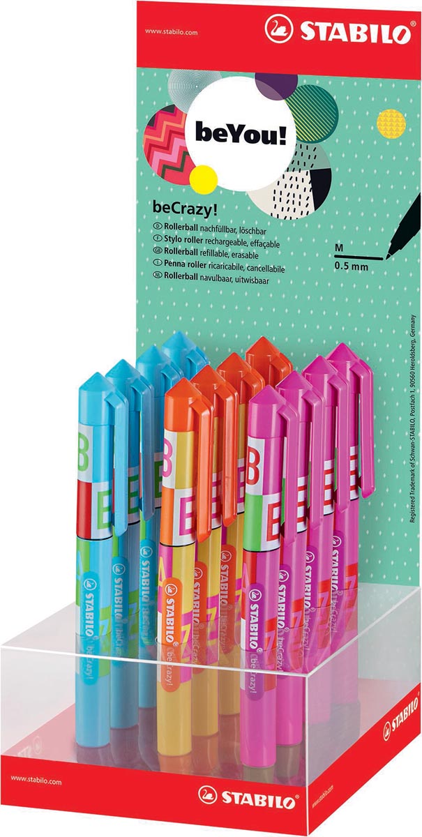 Stabilo Beyou Becrazy Roller Type Display Met 12 Stuks huismerk kopen in de aanbieding Stabilo Beyou Becrazy Roller Type Display Met 12 Stuks huismerk kopen in de aanbieding