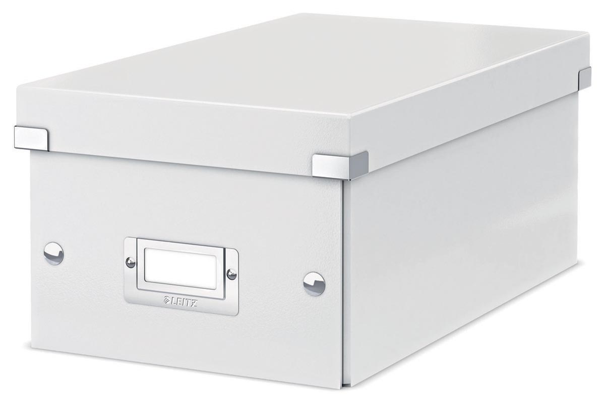 Leitz WOW opbergdoos DVD Click & Store, wit